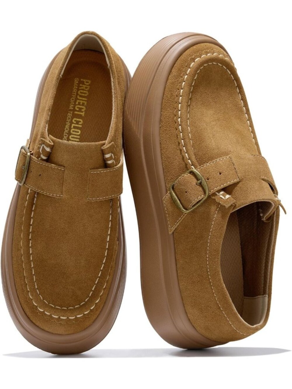 Stylish Genuine Leather Platform Sneakers for Women - Trendy Footwear, Size